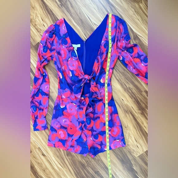 Louna Revolve Tie Front Romper - Picture 6 of 7